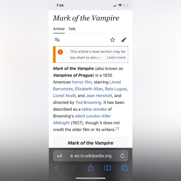 AWESOME “MARK OF THE VAMPIRE” CLASSIC HORROR MOVIE T-SHIRT SIZE LARGE MINT GUC! - Picture 15 of 15